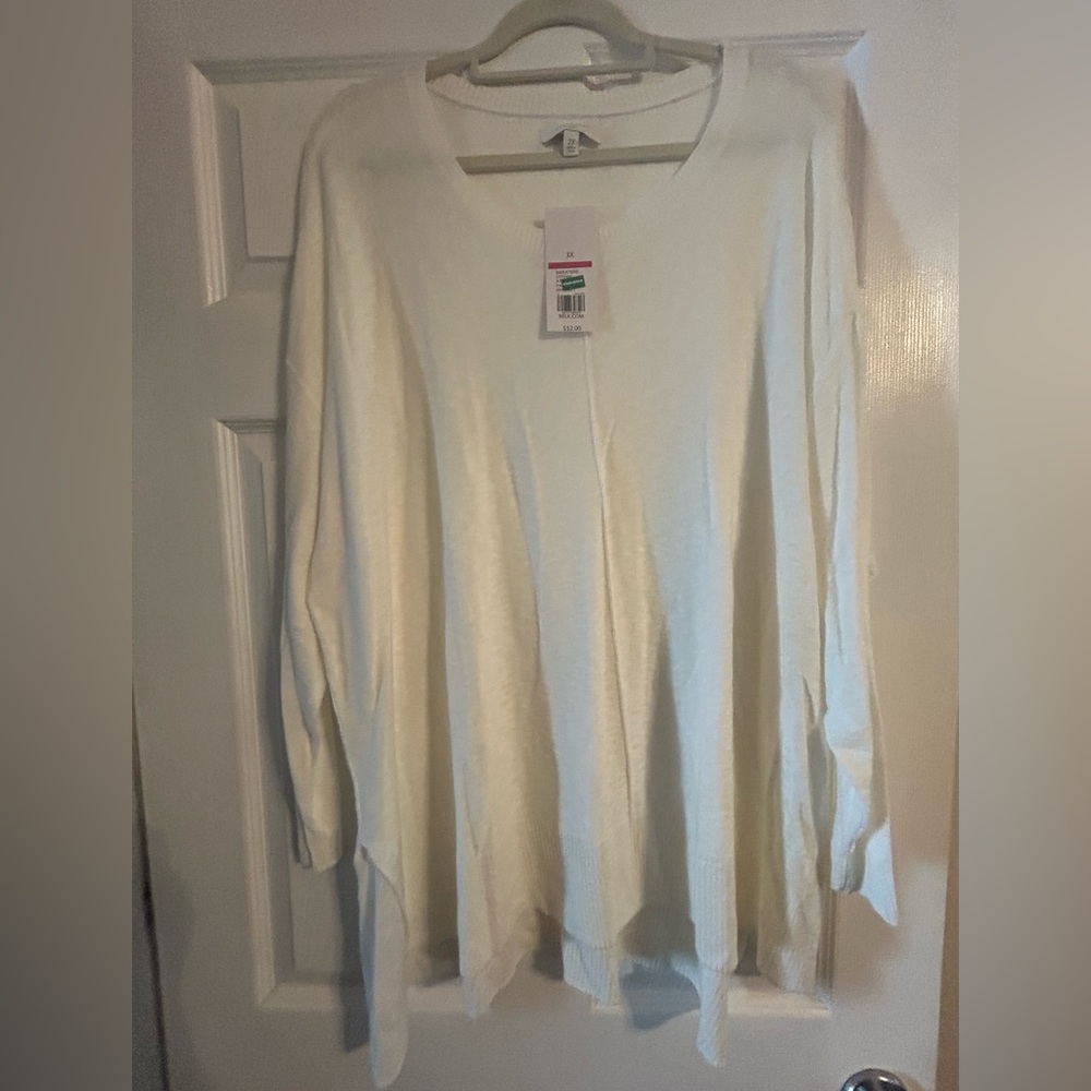 White Sweater - 3X
